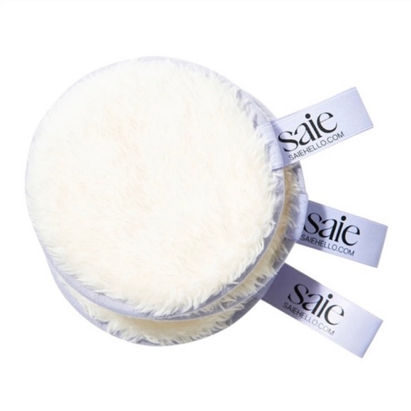 NWT Saie reuseable, multi-purpose, exfoliating & makeup puffs, 3 pack. - Picture 6 of 7